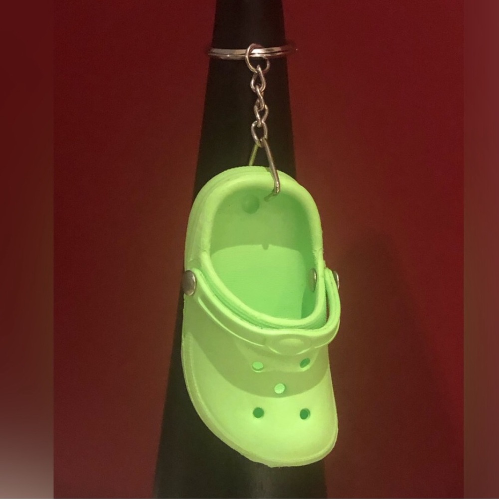 3/$20 Green Croc Keychain